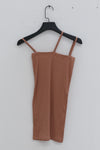 BASERANGE Ribbed Cotton Needle Tank Top TONI and TOTV Collection Made in Portugal BAS-TONI-RB-000-MGH Rose Red